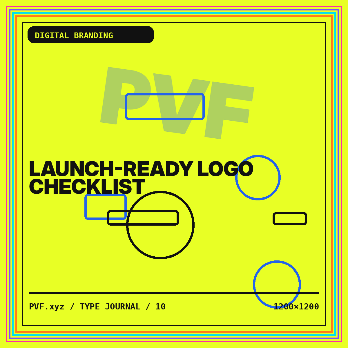 Launch-Ready Logo Checklist typography card